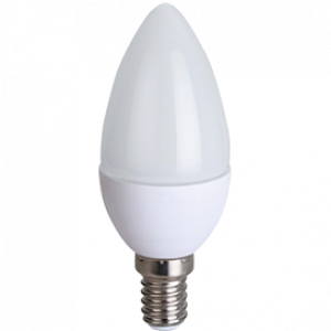 Л.с. Ecola candle LED 8,0W 220V E14 4000K свеча (композит) 100x37