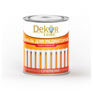 Эмаль для радиаторов отоп алкид "DEKOR" 0,8 кг