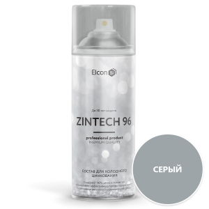 ЭЛКОН Цинконаполненная грунт-эмаль  Zintech 96% аэрозоль 520 мл