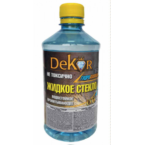 Жидкое стекло "DEKOR" 0,65 кг