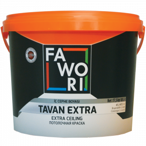 Краска для внутренних работ (матовая) FAWORI CEILING EXTRA 10LT