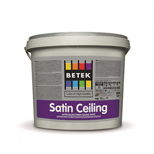 Краска для внутренних работ (матовая) BETEK SATIN CEILING 15LT