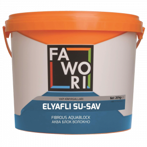 Гидроизоляция с фиброволокном FAWORI FIBROUS AQUABLOCK 20KG