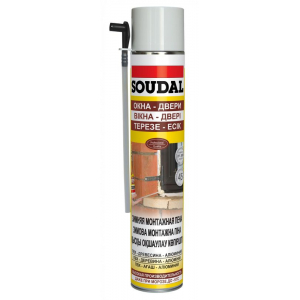 Монтажная пена "Soudal" PU FOAM Yellow Winter 750 мл