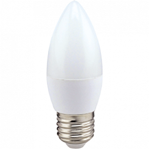 Л.с. Ecola candle LED 8,0W 220V E27 2700K свеча (композит) 100x37