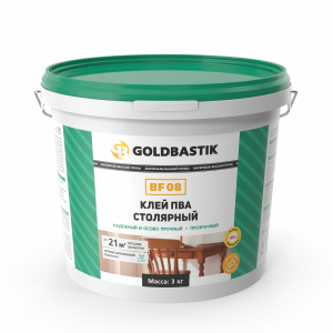 Клей ПВА столярный GOLDBASTIK BF 08, 3кг