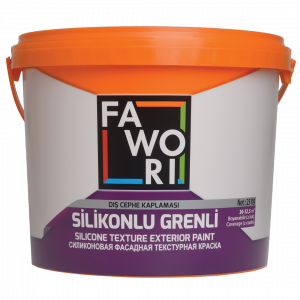 Краска для фасадных работ (матовая) FAWORI SILICONE EXTERIOR PAINT 10LT