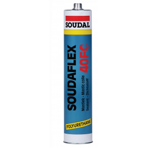 Клей-герметик полиуретановый "Soudal" Flex PU40 черный 300 мл