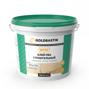 Клей ПВА строительный GOLDBASTIK BF 07, 3кг