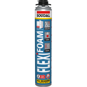 Монтажная пена пистолетная "Soudal" Flexifoam  All Seasons 750 мл