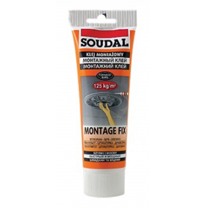 Клей монтажный "Soudal" Montage Fix белый 250 гр