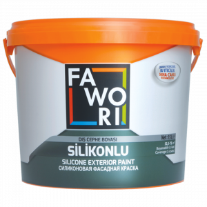 Краска для фасадных работ (матовая) FAWORI SILICONE EXTERIOR PAINT MIX-1 10LT