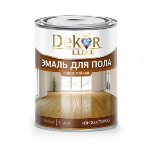 Эмаль для пола "DEKOR" "GOLD" светлый орех 0,8 кг