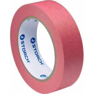 Специальная тонкослойная гладкая розовая малярная лента Sunnypaper Premium 30 мм, 50 м