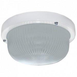 Ecola Light GX53 LED ДПП 03-7-101 свет. Круг наклад. 1*GX53 мат. стекло IP65 белый 185х185х85