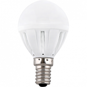 Л.с. Ecola Light Globe LED 5,0W G45  220V E14 2700K шар 77x45