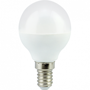 Л.с. Ecola Light Globe LED 7,0W G45  220V E14 2700K шар (композит) 82x45 (1 из ч/б уп. по 4)