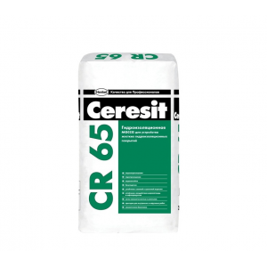 Ceresit/CR 65/Гидроизоляционная смесь 5 кг.жесткая однокомпонентная
