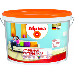 Краска ВД-АК Alpina Стильная интерьерная База 3 9,4 л / 14,9 кг