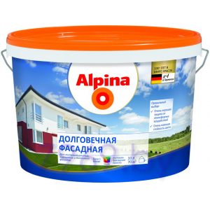 Краска ВД-АК Alpina Долговечная фасадная База 3, прозрачная, 2,35 л / 3,36 кг