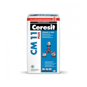 Ceresit/СМ 11/Plus 5кг Растворная смесь сухая облиц ( для керам плит и греса на недеформ. основ.)