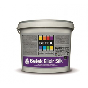 Краска для внутренних работ (шелковисто глянцевая) BETEK ELIXIR SILK WHITE 15LT