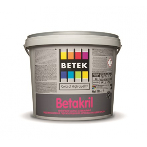 Краска для фасадных работ BETAKRIL 15LT