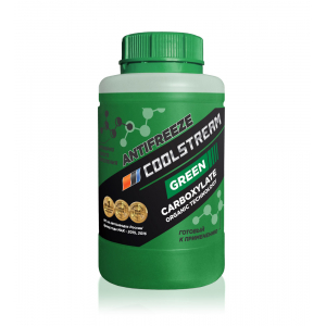 Охлаждающая жидкость (антифриз) "CoolStream Green" канистра 0,96 кг