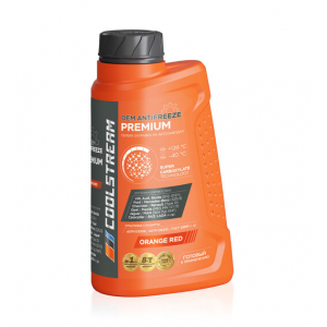 Охлаждающая жидкость (антифриз) "CoolStream Premium 40" канистра 1 кг, оранжевый