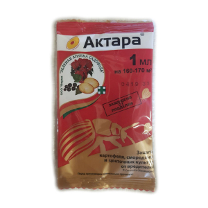 Актара, амп. 1 мл. (для защиты от колорадского жука, тли, белокрылки)