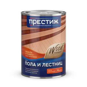 Эмаль "Престиж" алкидно-уретановая для пола и лестниц красно-коричневая м.ф. 1,9 кг РФ