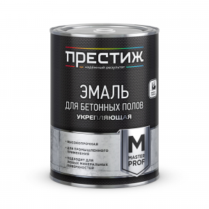 Эмаль акриловая "Престиж" для бетонных полов серая м.ф. 1,0 кг РФ