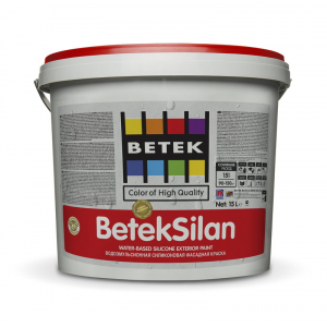 Силиконовая краска для наружных работ BETEK SILAN RG1 15LT (23s5)